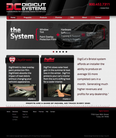 Digicut Systems Website