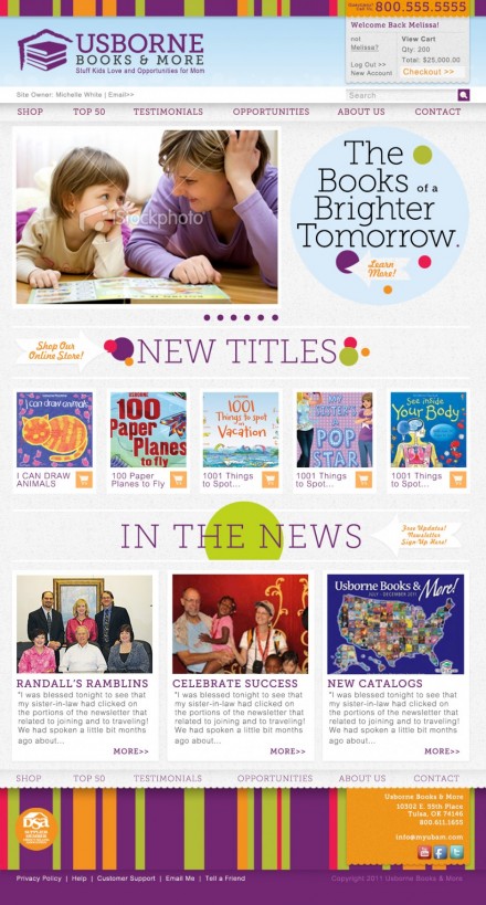 Usborne Books Website